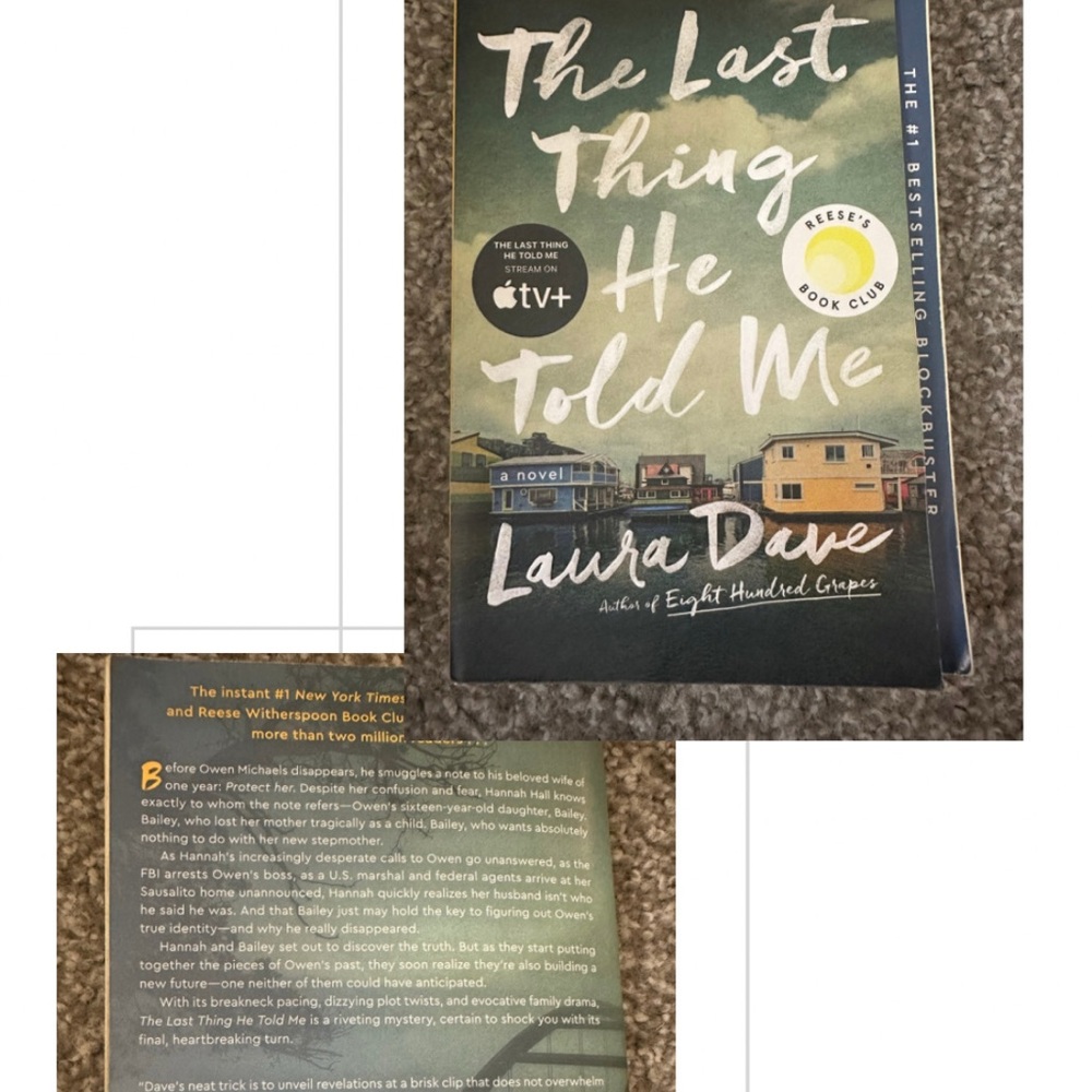 The Last Thing He Told Me Book by Laura Dave